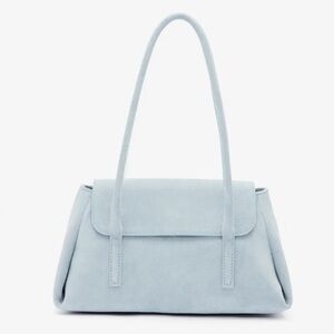 NWT REFORMATION Small Caterina Top Handle, Mist Suede